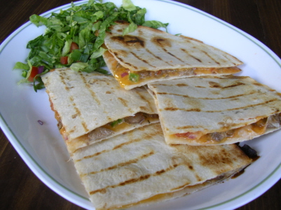 toasted quesadillas