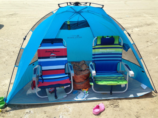 easyup beach tent 2 chairs
