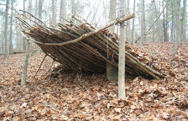 lean-to shelter