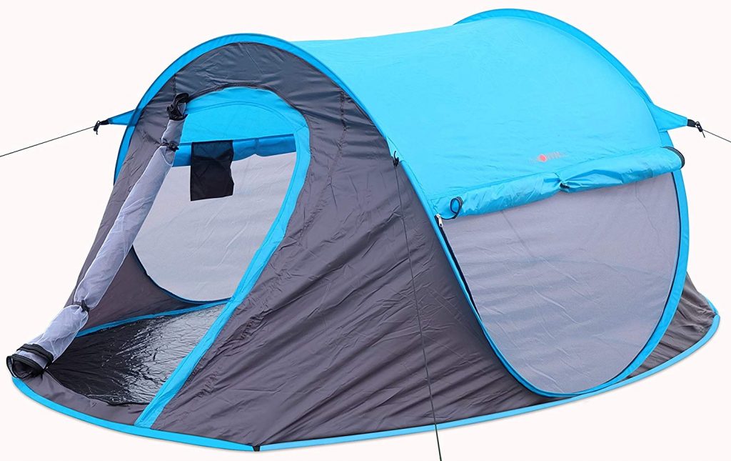  2 person Pop Up Tent - Opens Instantly in Seconds and is Perfect for Backpacking, Camping or any Other Outdoor Activity. 