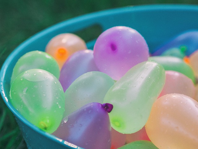 colorful water balloons
