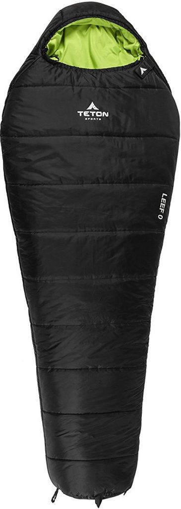 TETON Sports LEEF Ultralight Mummy Sleeping Bag; Free Compression Sack Included