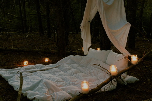 Outdoor Romantic Candles