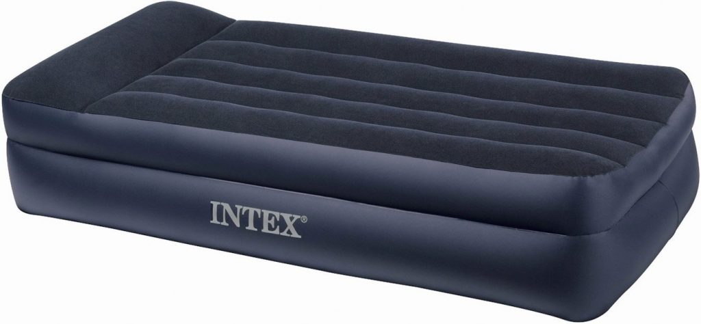 Intex Comfort Bed - Rising Comfort Twin Airbed with built-in Electric Pump