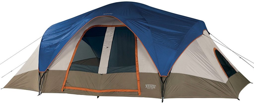 Wenzel Large Family 3 Season Outdoor Camping Dome Tent wDivider