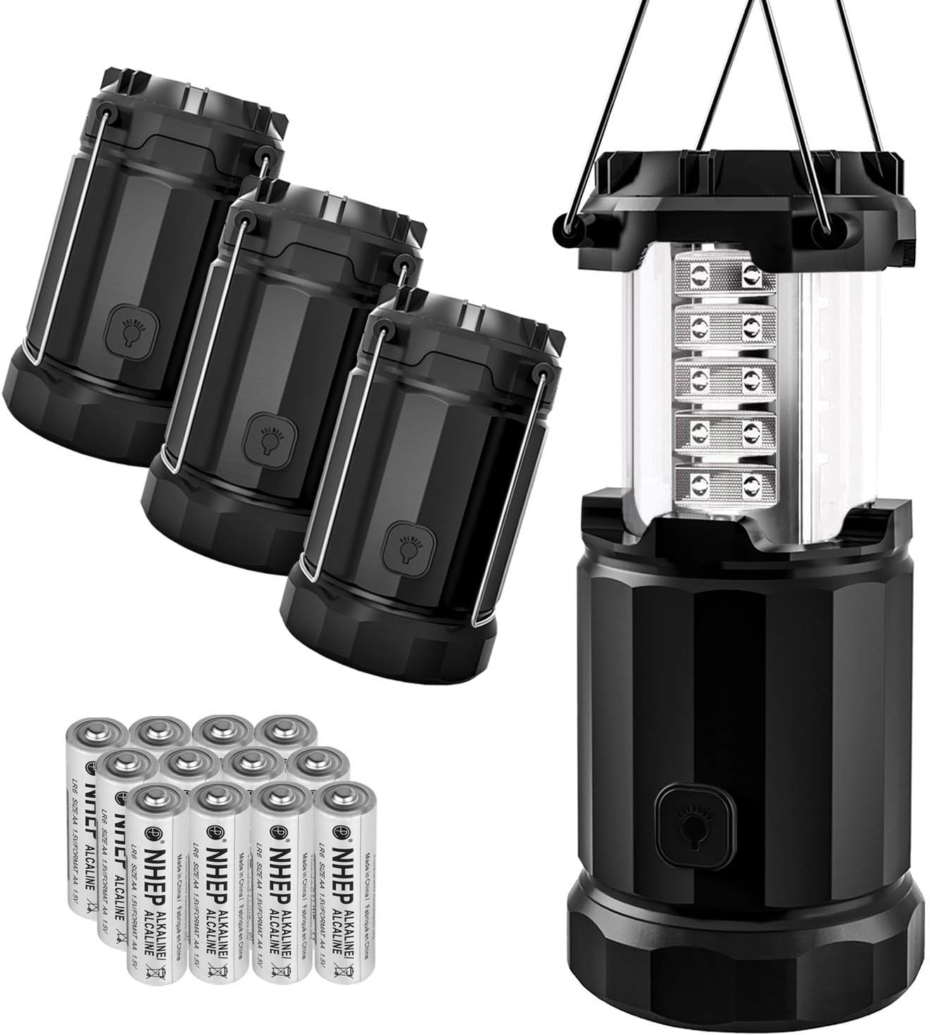 Etekcity LED Camping Lanterns 4-Pack