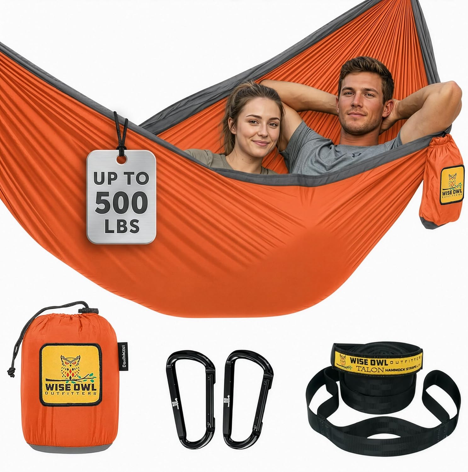 Wise Owl Outfitters Camping Hammock Double